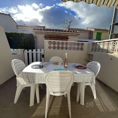 Pavillon A Valras-plage, Proche Plage, 4 Personnes, Parking, Climatisation - Fr-1-701-25 *