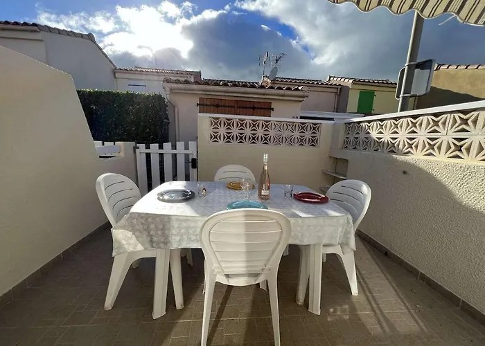 Pavillon A Valras-plage, Proche Plage, 4 Personnes, Parking, Climatisation - Fr-1-701-25 *